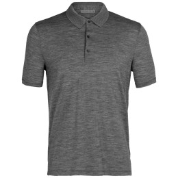 Чоловіча футболка Icebreaker Men Tech Lite II SS Polo сірий