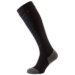 Непромокаючі шкарпетки SealSkinz MTB Thin Knee чорний Black/Anthracite/Charcoal
