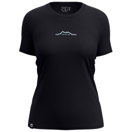 Жіноча футболка Ortovox 150 Cool Mountain T-Shirt чорний Black Raven