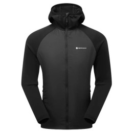 Чоловіча зимова куртка Montane Sirocco Lite Hoodie чорний BLACK