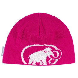 Шапка Mammut Tweak Beanie рожевий/білий pink/white