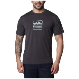 Чоловіча футболка Columbia Tech Trail™ Front Graphic SS Tee темно-сірий