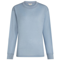 Жіноча функціональна футболка Icebreaker Women Mer 150 Tech Lite LS Relaxed Tee блакитний Zinc Blue