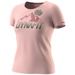 Жіноча функціональна футболка Dynafit Transalper Graphic S/S Tee W червоний/рожевий pale rose/5560