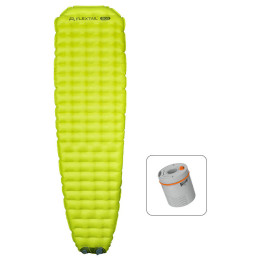 Надувний килимок Flextail TINY Sleeping Pad R09 AVS - with pump 196 cm світло-зелений