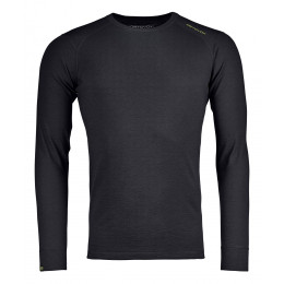 Чоловіча функціональна футболка Ortovox 145 Ultra Long Sleeve M чорний BlackRaven