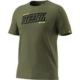 Чоловіча футболка Dynafit Graphic Co T-Shirt M зелений 5A41 - military green/TABLOID