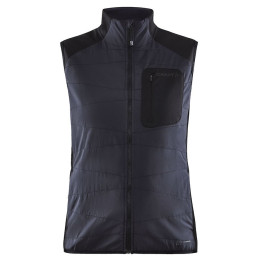 Жіноча жилетка Craft Core Nordic Training Insulate чорний/сірий