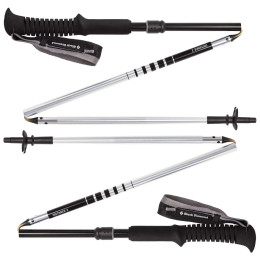 Трекінгові палиці Black Diamond Distance Z 130 cm чорний/срібний