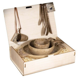 Набір з виставки Kupilka Premium коричневий Brown