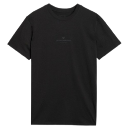 Чоловіча футболка 4F Tshirt M2961 чорний DEEP BLACK