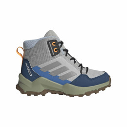 Дитячі черевики Adidas Terrex Ax4R Mid K Grey сірий Gretwo/Refsil/Globlu