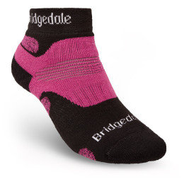 Жіночі шкарпетки Bridgedale Hike MW MP Ankle чорний/рожевий Black/Pink