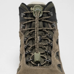 Шнурки для взуття Lock Laces Boot хакі Camo Boot