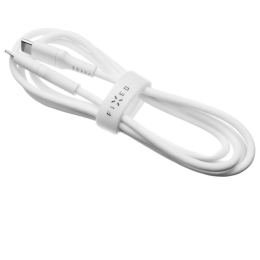 Кабель для зарядки і передачі даних Fixed Nabíjecí a datový Liquid silicone kabel USB-C/USB-C білий bílá