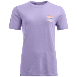 Жіноча функціональна футболка Ortovox 140 Cool Mtn Gradient Ts фіолетовий Lush Lavender