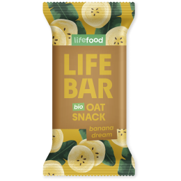 Батончик Lifefood Lifebar Oat Snack banánový BIO 40 g