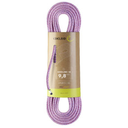 Мотузка Edelrid Birdlime 1R 9,8 mm 80 m рожевий pink-royal