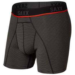 Боксерки Saxx Kinetic Light-Compression Mesh сірий/червоний
