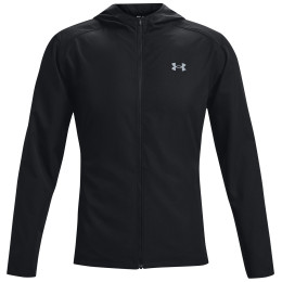 Чоловіча куртка Under Armour STORM Run Hooded Jacket (2022) чорний Black / Black / Reflective