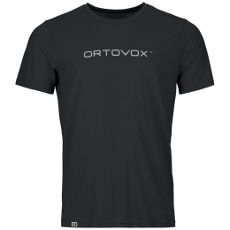 Чоловіча функціональна футболка Ortovox 150 Cool Brand Ts M чорний Black Raven