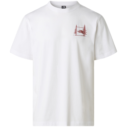 Чоловіча футболка The North Face Camping Relaxed Short Sleeve Tee-Graph білий TNF WHITE