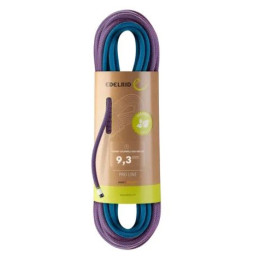 Альпіністська мотузка Edelrid Tommy Caldwell Eco Dry CT 9,3mm 70m фіолетовий 061 pink-turquoise