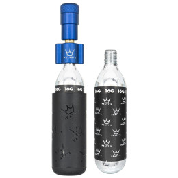 Насос Peaty´s Holeshot Co2 Pumpa + Bombičky 2 Ks - Road & Gravel темно-синій Navy