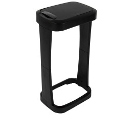 Кошик для сміття Bo-Camp Garbage Bag Holder Flip Lid 120 L чорний black