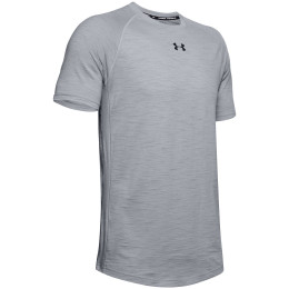 Pánské triko Under Armour Charged Cotton Ss šedá Mod Gray / Black