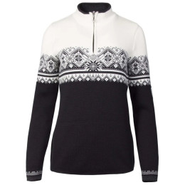 Жіночий светр Dale of Norway Moritz Fem Sweater чорний/білий Black White Darkcharcoal