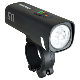 Переднє світло Sigma Aura 50 чорний black
