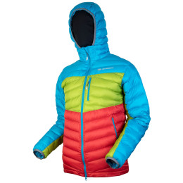 Чоловіча пухова куртка Sir Joseph Apris Hooded Man II бірюзовий TurquoiseRedGreen