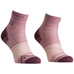 Жіночі мериносові шкарпетки Ortovox Alpine Light Quarter Socks W рожевий Dusk Rose