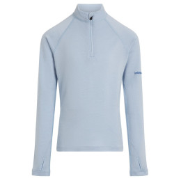 Дитяча функціональна футболка Icebreaker K 260 Tech LS Half Zip блакитний Zinc Blue