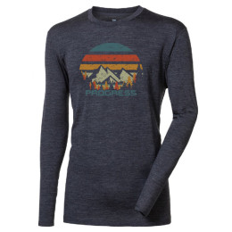 Чоловіча функціональна футболка Progress Loki "Landscape" сірий šedý melír