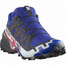 Чоловічі черевики Salomon Speedcross 6 Gore-Tex Equipe синій/червоний Surf The Web / Fiery Red / White