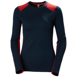 Жіноча функціональна футболка Helly Hansen W Lifa Merino Midweight Crew синій