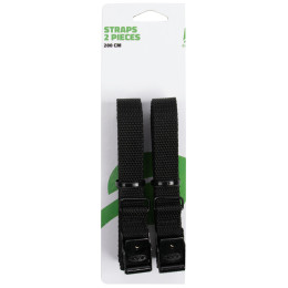 Лямки Bo-Camp Straps 18 mm / 200 cm 2 pcs чорний Black