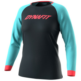Жіноча функціональна футболка Dynafit Ride L/S W чорний/бірюзовий 3011 - blueberry MARINE BLUE/8050