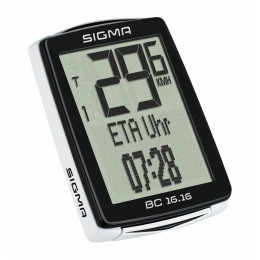 Cyklocomputer Sigma BC 16.16 drátový černá