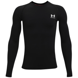Дитяча функціональна футболка Under Armour UA HG Armour LS Black чорний/білий Black / / White