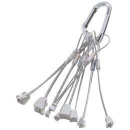 Закладка Rock Empire Alu Nuts 4 срібний