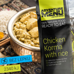 Готова їжа Adventure Menu Курка Korma з рисом 400 г