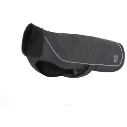 Дощовик для собаки Mountain Paws Fleece-Lined Dog Raincoat чорний Black