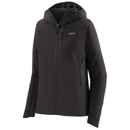 Жіноча софтшелова куртка Patagonia R1 CrossStrata Hoody чорний Black