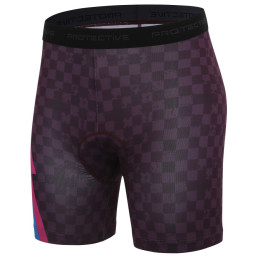 Жіночі велосипедні шорти Protective 126011-690 P-Vert бордовий