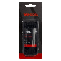 Шнурки для взуття Bennon Laces Black Box 210 cm чорний black