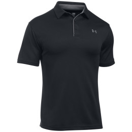 Pánské triko Under Armour Tech Polo černá Black