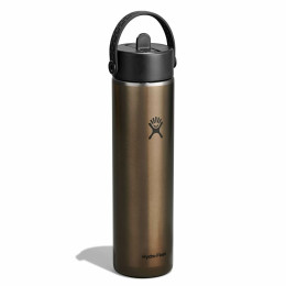 Термос Hydro Flask 24 Oz Lightweight Wide Flex Straw Cap коричневий OBSIDIAN